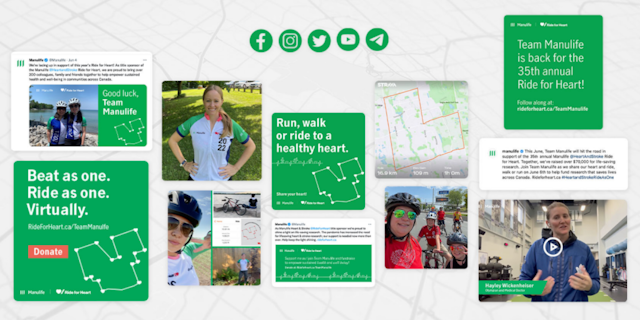 Manulife's Routes for Heart campaign