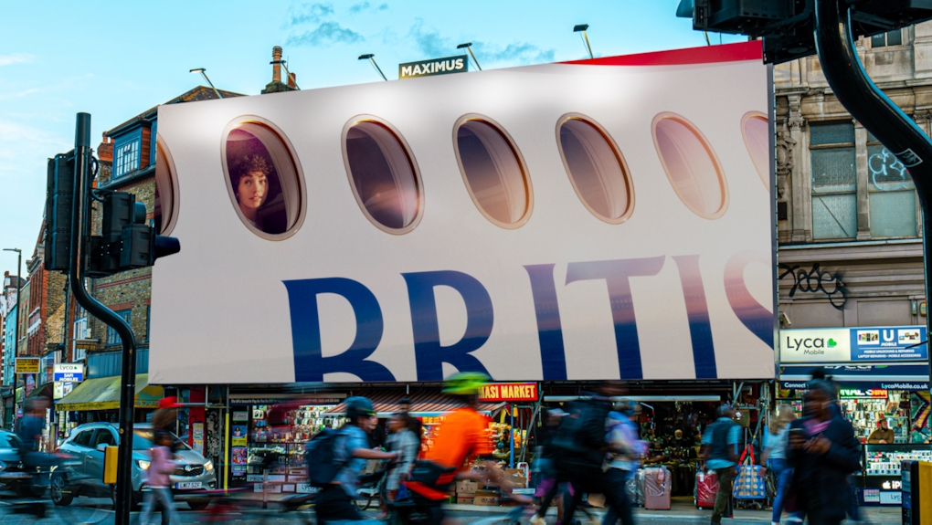 British Airways billboard British Airways billboard