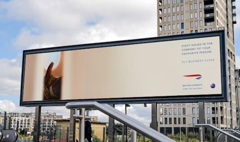 british airways billboard british airways billboard