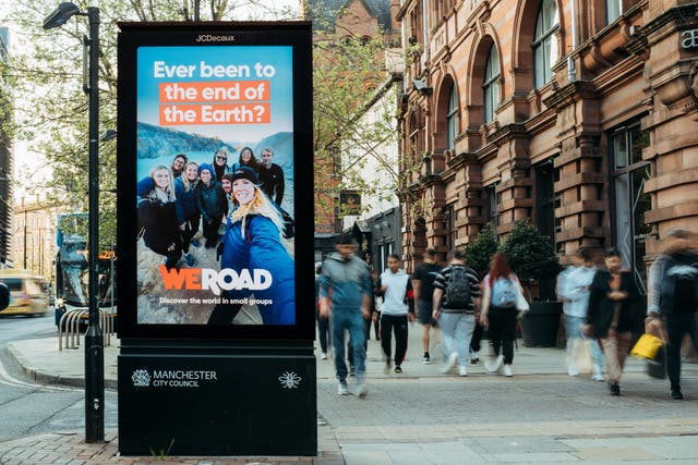WeRoad billboard WeRoad billboard