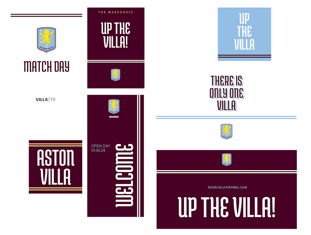 Up the Villa brand guideline image Up the Villa brand guideline image