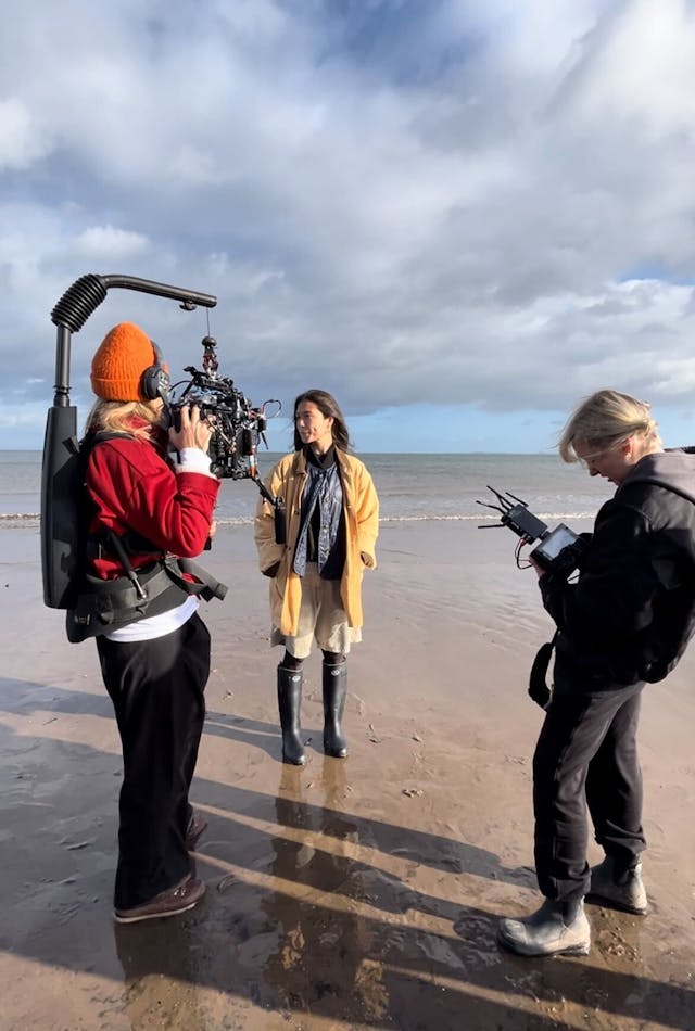 On set with Calling On set with Calling