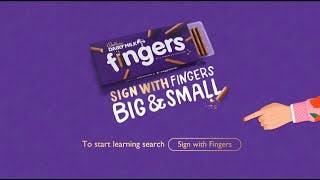 Cadbury Fingers Partners With The National Deaf Children’s Society