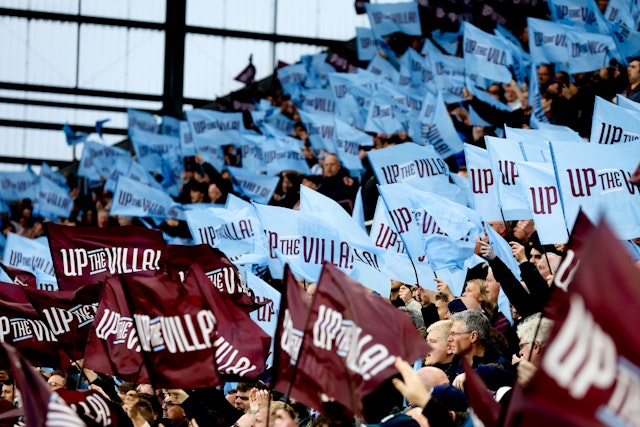 Image of Aston Villa flags 