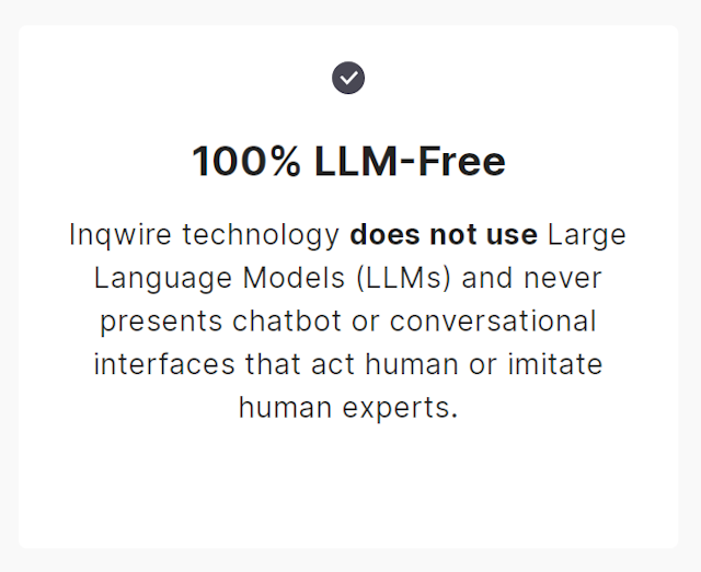 100% LLM free