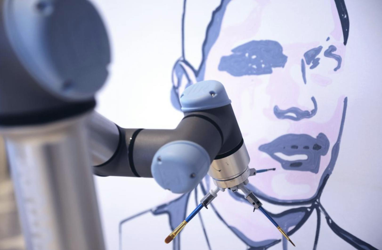 Wall Street Journal Future of Everything Festival robot painter by The&Partnership Creative