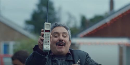 A retro phone A retro phone