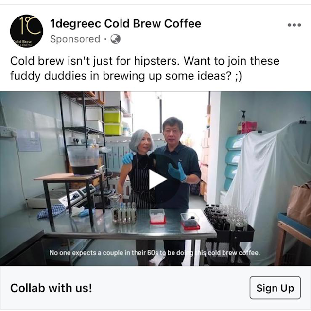 Team Singapore partnered with 1degreec Cold Brew Coffee to launch their campaign