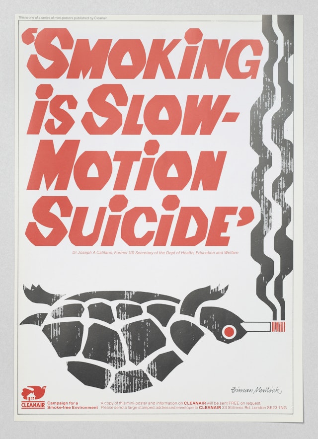 Smoking is slow motion suicide poster