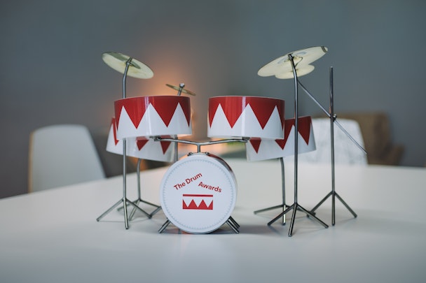 Drum kit made of The Drum awards