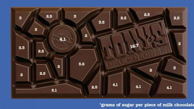 ​ Tony Tony&#039;s Chocolonely adapts packaging and ad campaigns to warn about sugar consumption ​