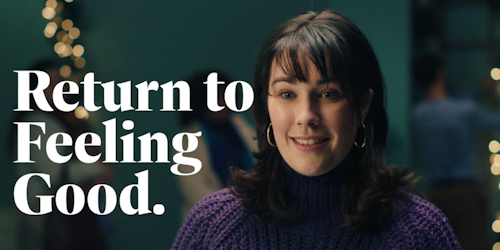 weight watchers "return to feeling good" title card
