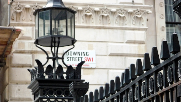 A shot of Downing Street