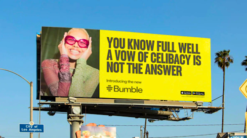 Bumble's celibacy ad