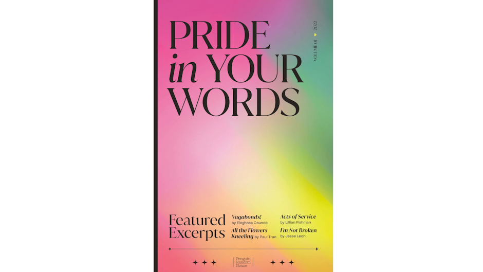 Penguin Random House's first zine, "Pride in Your Words"