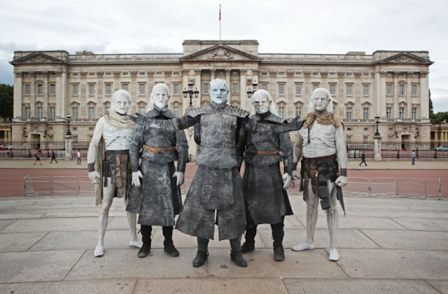 White Walkers receive a chilly reception across Britain in Game of Thrones marketing stunt