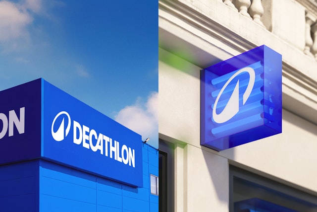 Decathlon's new brand logo