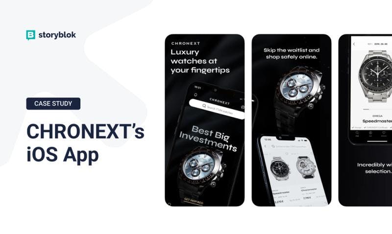 How CHRONEXT built a brand new mobile app with Storyblok Storyblok