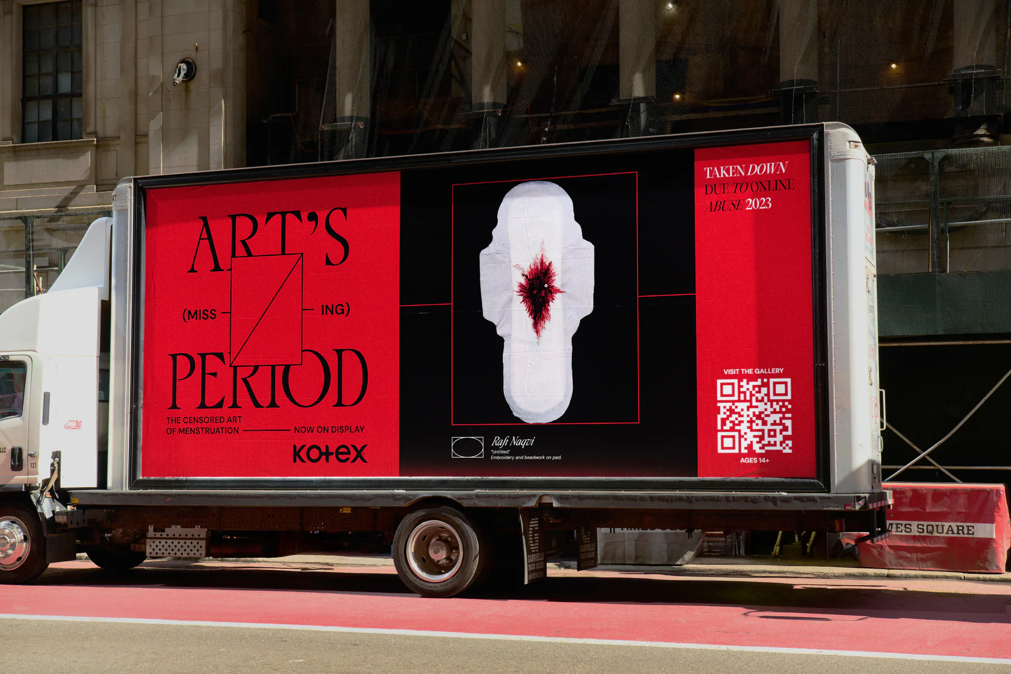 Ad of the Day: Kotex puts art’s ‘missing period’ back on display