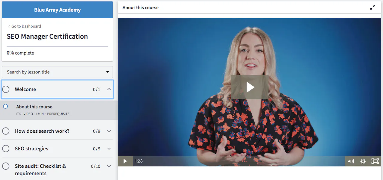 Blue Array SEO Launches Blue Array Academy