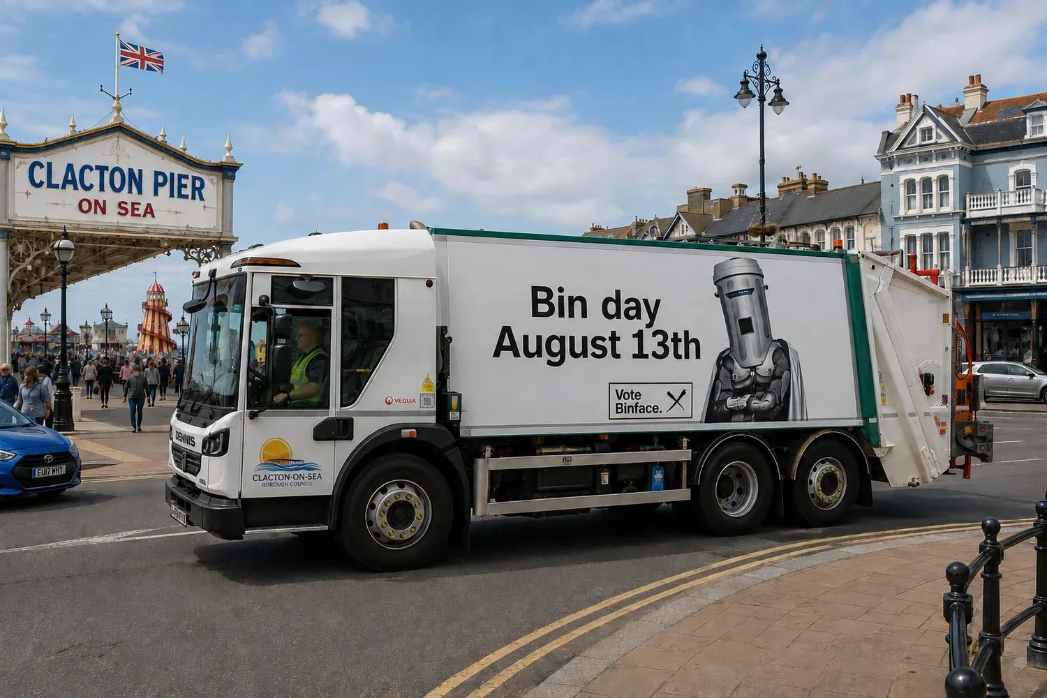 Consider Binface: The ‘binman’ shows how much political advertising has changed