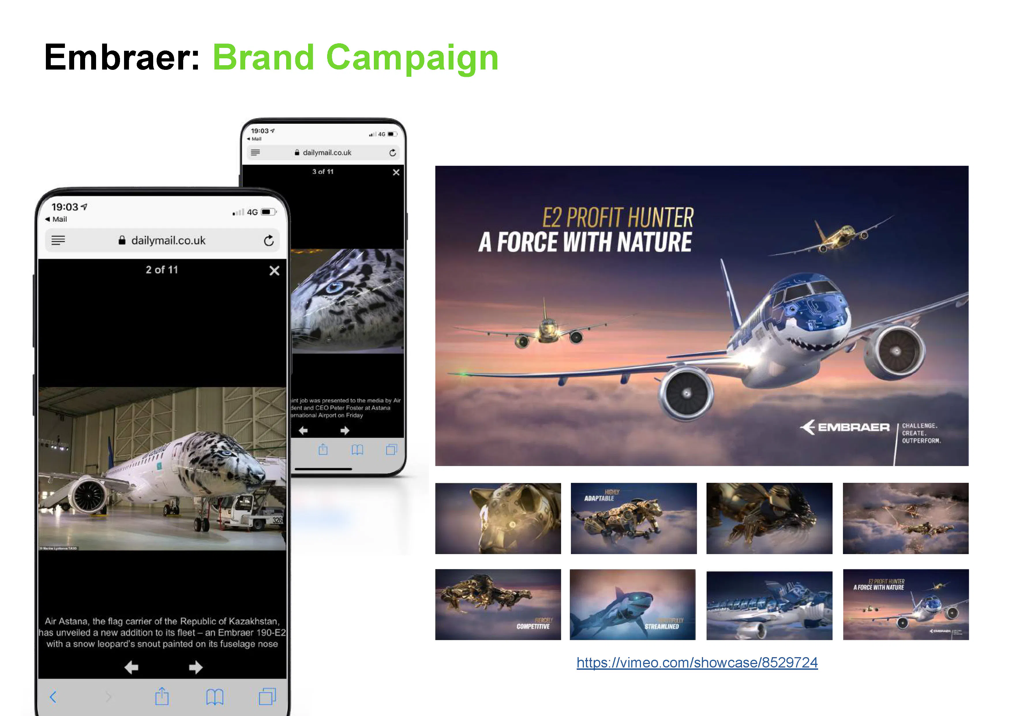 This is how Embraer promoted its aircraft innovations in a world ...