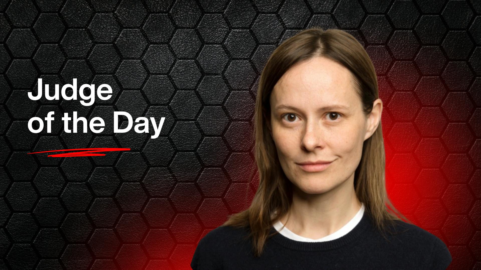 Judge of the Day: Why Imogen Fox says common sense and human judgment still win