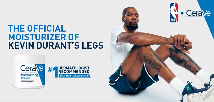 How CeraVe turned Kevin Durant’s dry ankles into earned media gold