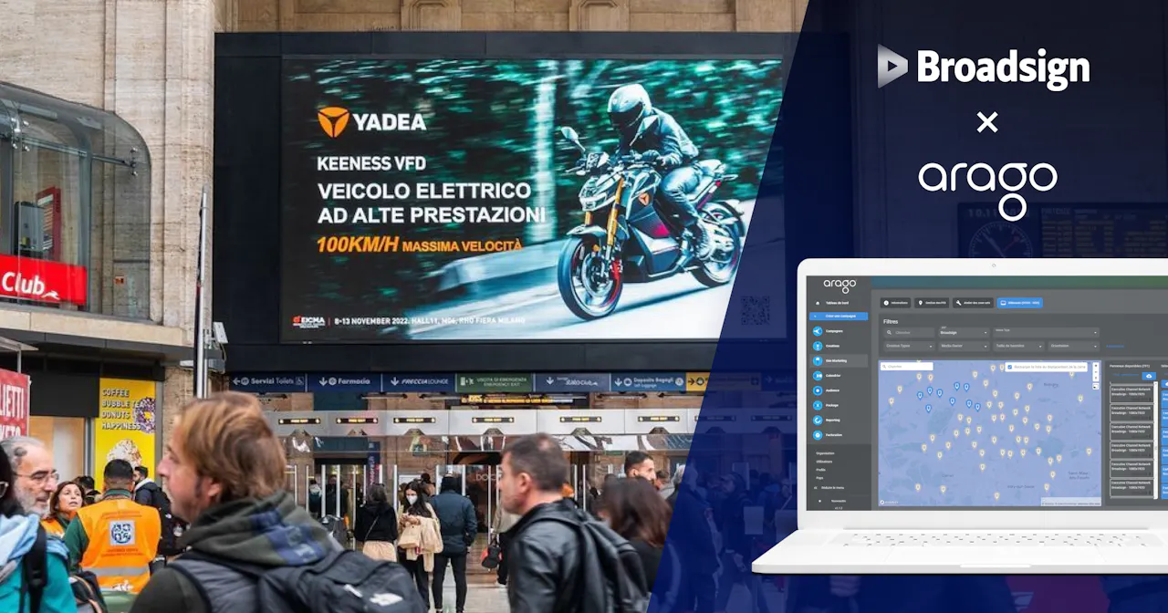 ARAGO Teams Up with Broadsign to Bridge DOOH and Digital Ad ...