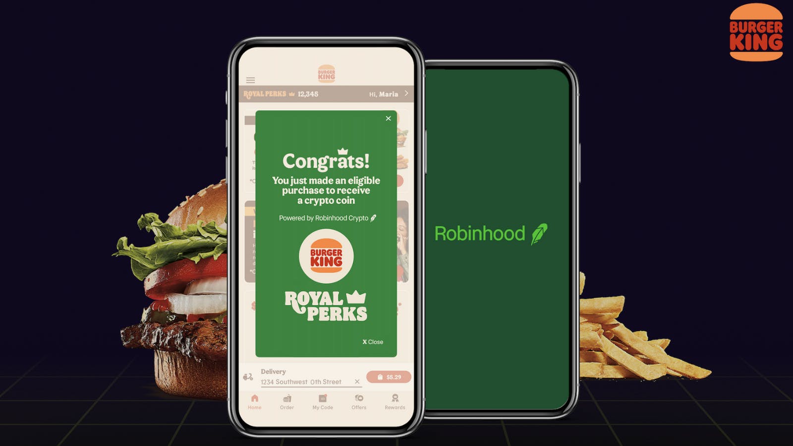 Burger King partners with Robinhood to serve up millions in crypto prizes |  The Drum