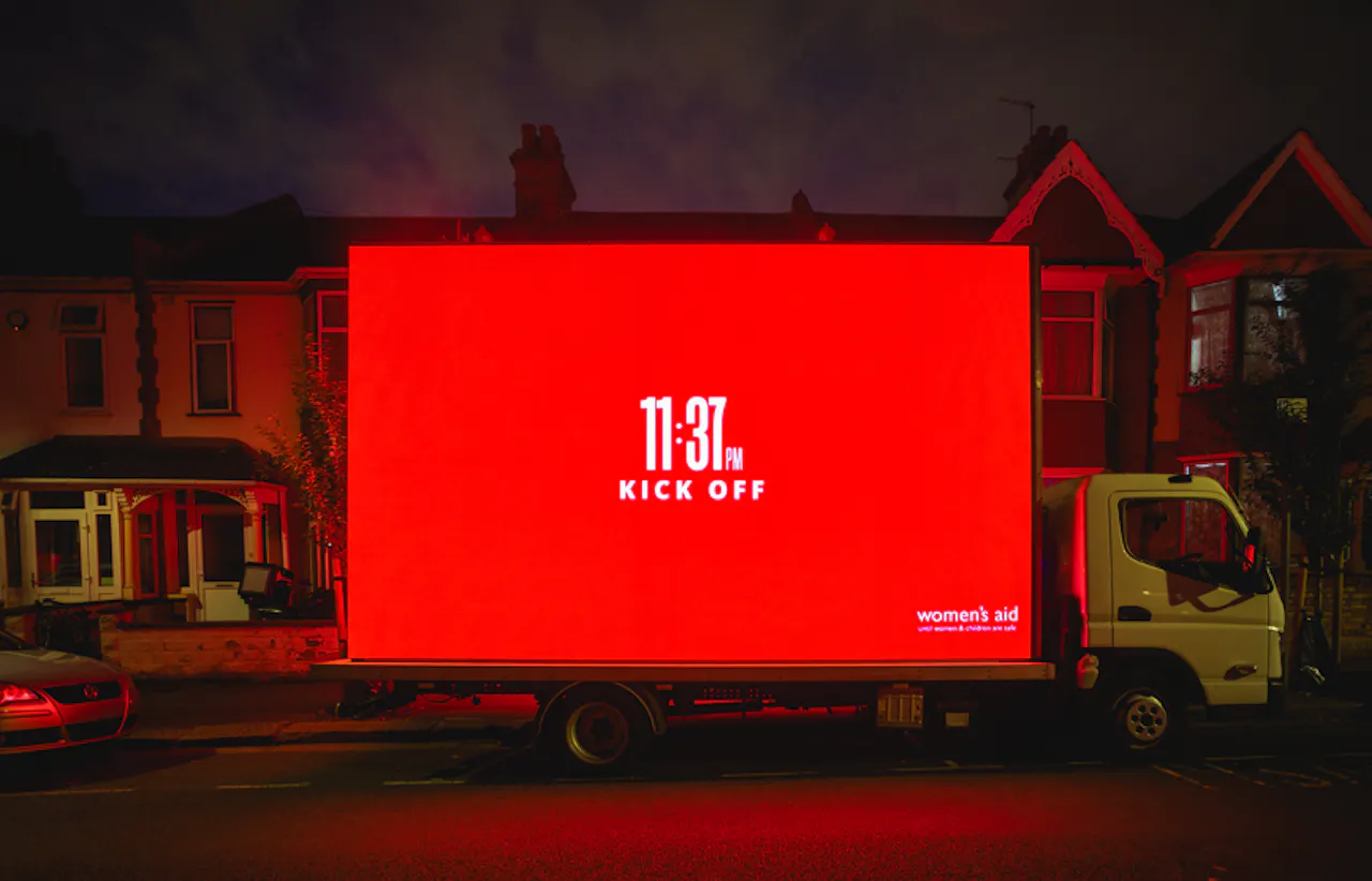 Ad of the Day: Women’s Aid highlights the other kick off time