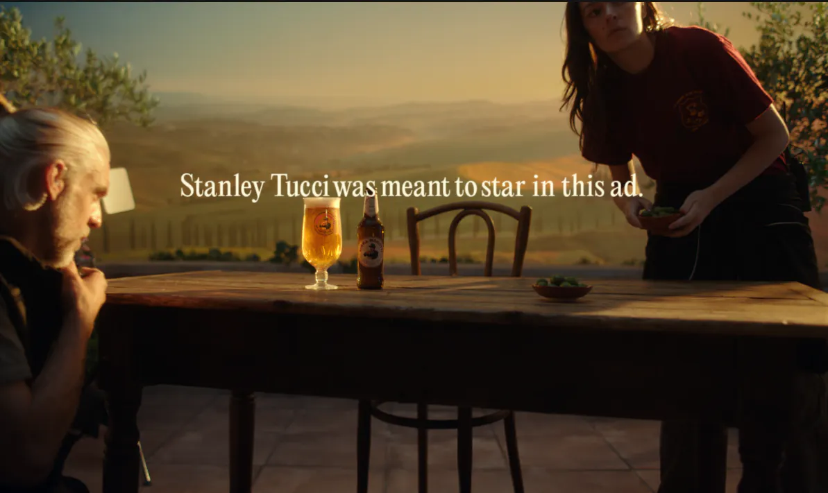 Stanley Tucci Named Brand Ambassador for Birra Moretti